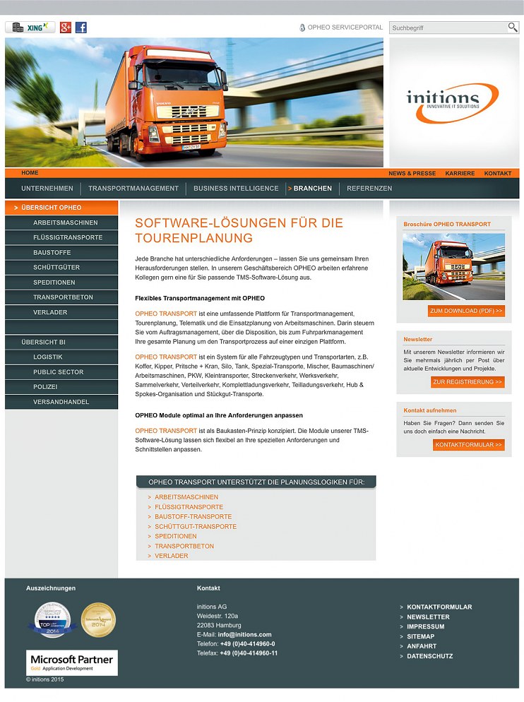 initions web home